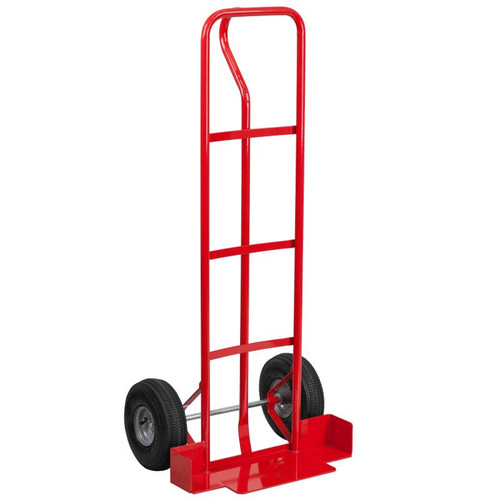 Flash Furniture XU-CH-DOL-GG 22.25" W x 18" D x 52" H Red Powder Coated Frame Finish Heavy Duty Chair Dolly