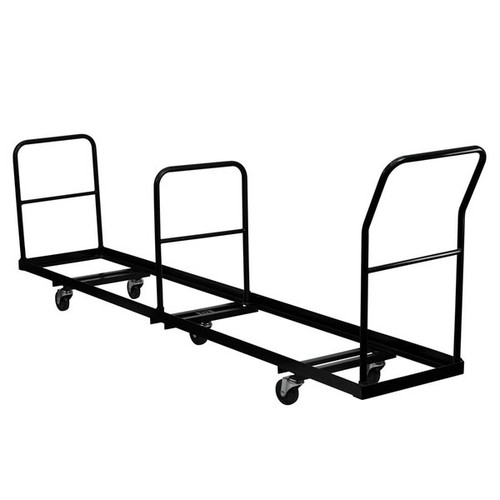 Flash Furniture NG-DOLLY-309-50-GG 19.5" W x 105" D x 40.25" H Black Powder Coated Frame Finish Folding Chair Dolly