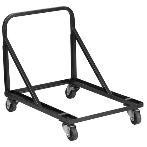 Flash Furniture HF-MUS-DOLLY-GG 20" W x 40" D x 42.5" H Black Heavy Duty Steel Frame Chair Dolly
