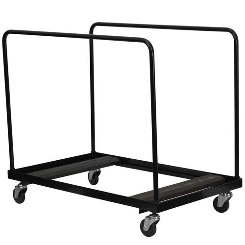 Flash Furniture NG-DY60-GG 28" W x 48.5" D x 47" H Black High Gloss Frame Finish Folding Chair Dolly