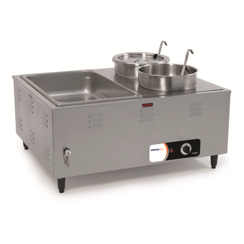 Nemco 6060A Stainless Steel Mini Steamtable - 120 Volts 1800 Watts
