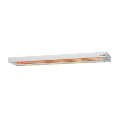 Nemco 6155-36-DL-208 36" W Double Infrared Heating Element Aluminum Shell with Lights Bar Heater - 208 Volts, 1780 Watts