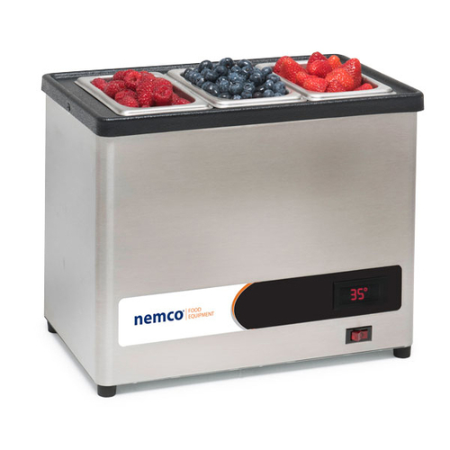 Nemco 9020 Stainless Steel Cold Condiment Chiller - 120 Volts 1-Ph