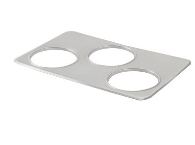 Nemco 68591 Three 7 Qt. Inset Holes Adapter Plate