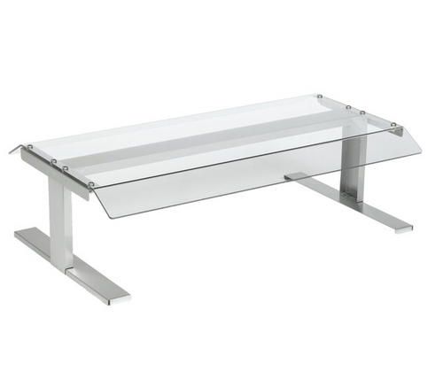 Nemco 8036-CGD polycarbonate Clear Pass-Through Canopy Sneeze Guard