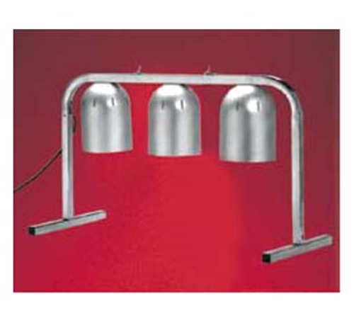 Nemco 6008-3 3 Bulbs Portable Counter Unit Free Standing Heat Lamp - 120 Volts 750 Watts