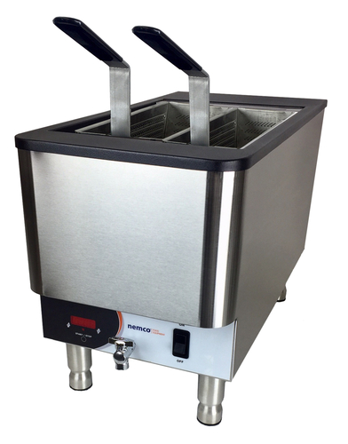 Nemco 6760-240 2.5 Gal. Countertop Stainless Steel Electric Pasta Cooker / Boiling Unit