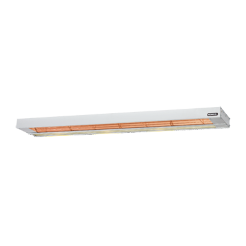 Nemco 6155-48-208 48" W Single Infrared Heating Element Aluminum Shell with Lights Bar Heater - 208 Volts, 1220 Watts