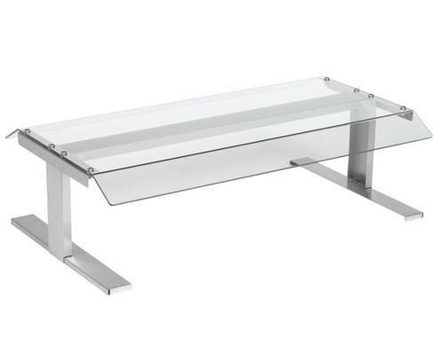 Nemco 8027-CGD Polycarbonate Clear Flat Top Canopy Sneeze Guard