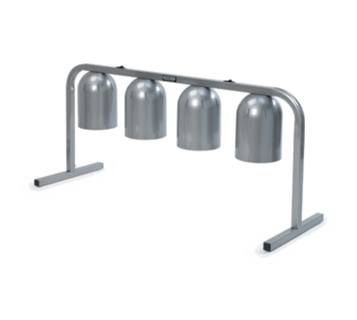 Nemco 6008-4 4 Bulbs Portable Counter Unit Free Standing Heat Lamp - 120 Volts 1000 Watts