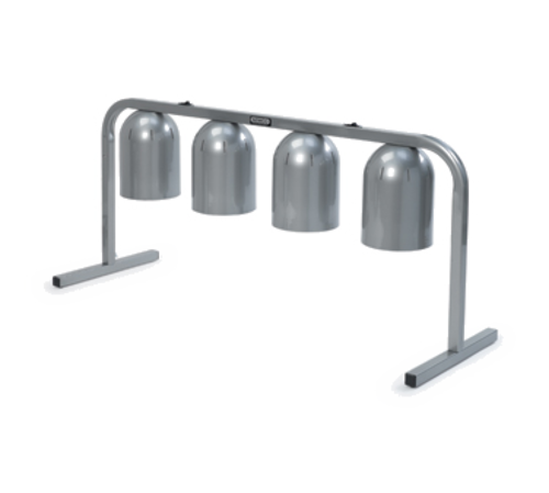 Nemco 6008-4 4 Bulbs Portable Counter Unit Free Standing Heat Lamp - 120 Volts 1000 Watts