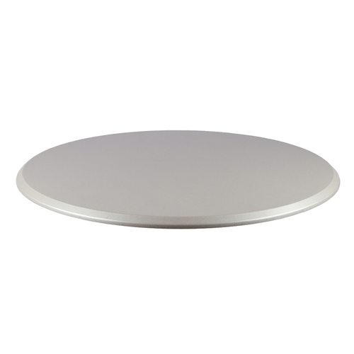 JMC Furniture 42 ROUND BRUSH SILVER 42" Diameter Seamless Composite Austrian Wood And Resin Construction Topalit Table Top