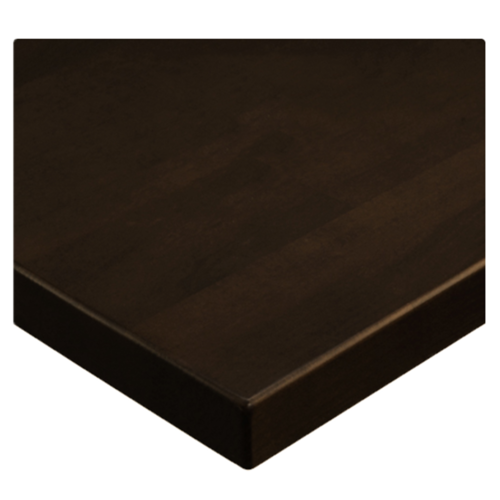 JMC Furniture 48 ROUND BEECHWOOD PLANK DARK WALNUT Plank Style Table Top
