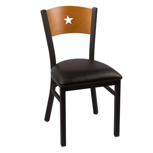 JMC Furniture LIBERTY SERIES CHAIR VINYL 17.5" W x 33.5" H Vinyl Seat Metal Frame Liberty Series Side Chair