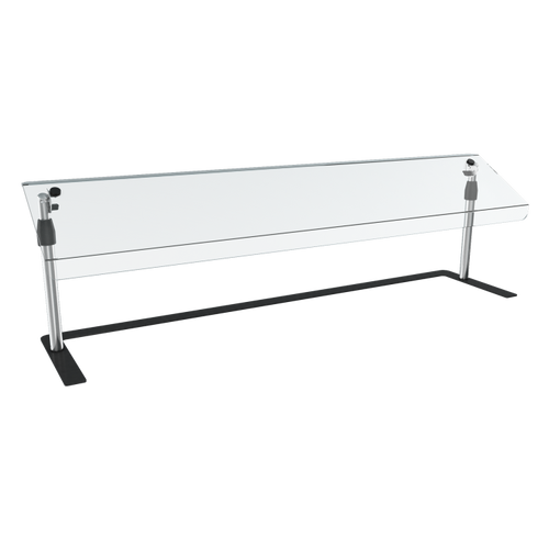 Vollrath MB60 60"W Stainless Poles Mobile Countertop Breathguard