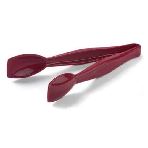 Cambro TGG9782 9-1/2" Easy-Grasp Red Lugano Tongs - 12/Case