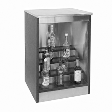 Glastender BLD-42-S 42"W Back Bar Liquor Display Cabinet