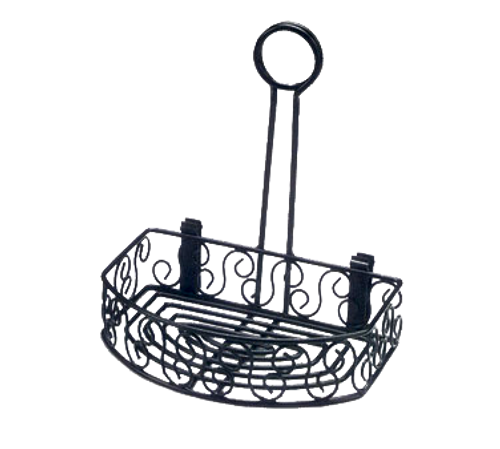 American Metalcraft CRS68 Ironworks Condiment Caddy 8.25" x 6.25" x 9"H,