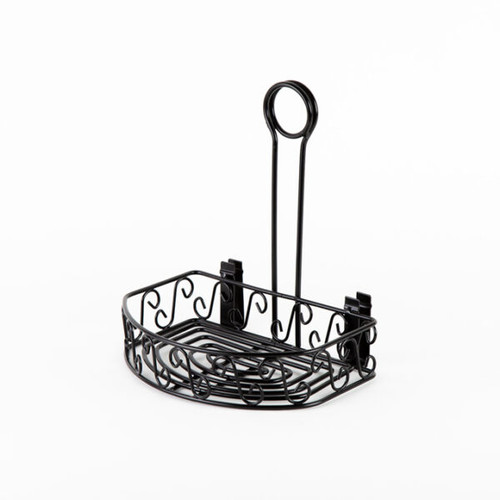 American Metalcraft CRS68 Ironworks Condiment Caddy 8.25" x 6.25" x 9"H,