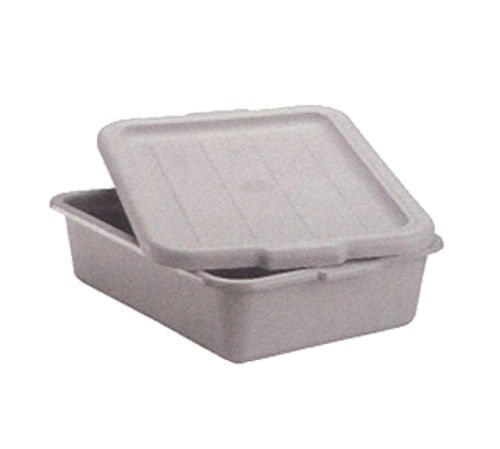 Vollrath 1529-31 23-1/2"W x 12"D x 5-1/4" 1 Compartment Gray Deep Polyethylene Signature Under Counter Bus Box