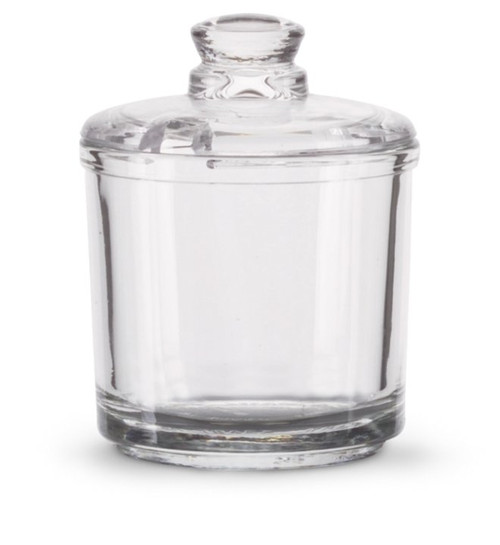 Vollrath 527J 6 Oz. Clear Glass Dripcut Condiment Jar Only