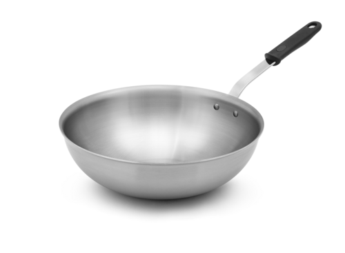 Vollrath 702111 11" Dia. Stainless Steel Electric Ceramic Cooktops Tribute 3-Ply Stir Fry Pan