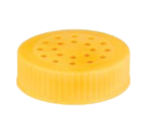 Vollrath 4907-08 Yellow Large Plastic Shaker Dredge Lid