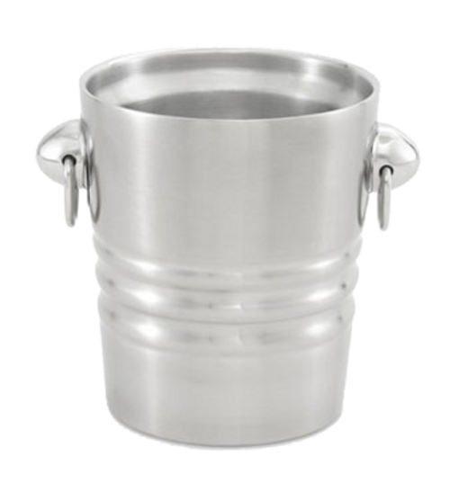 Vollrath 46616 2.1 Quart Heavy Gauge Stainless Steel Satin Finish Imported Double Wall Insulated Champagne and Wine Bucket