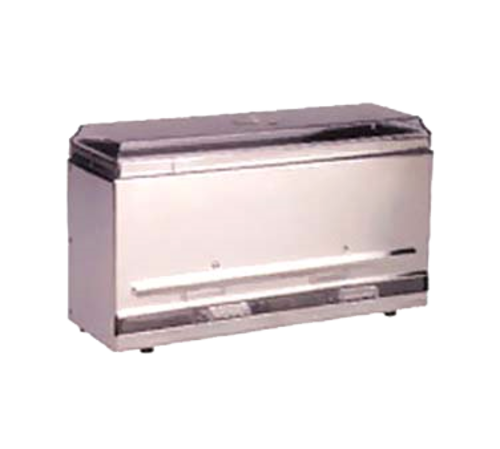 Vollrath 3820-28 250 Capacity Stainless Steel Bulk Single-Sided Metal Housing with Plastic Lid & Dispensing Bars Straw Boss Dispenser