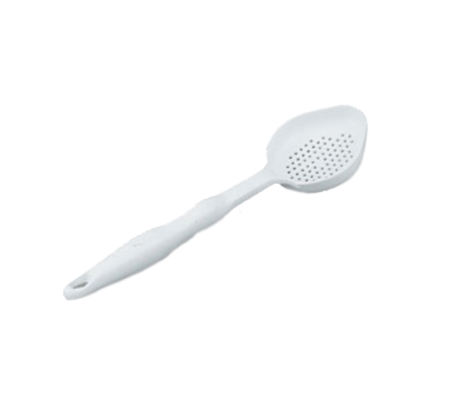 Vollrath 5293420 6 Oz. Black One-Piece Ergonomic Handle Nylon Oval Perforated Spoodle