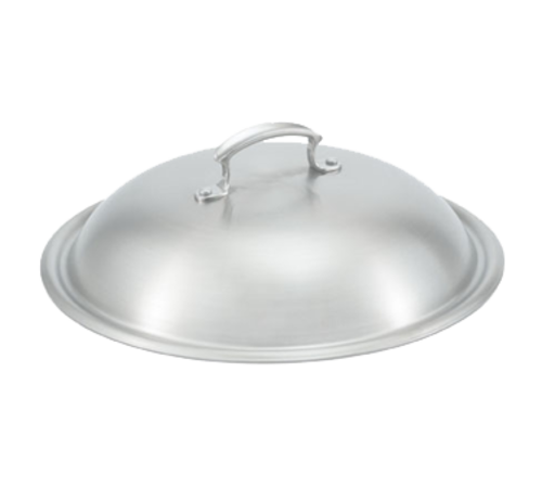 Vollrath 49429 14" Dia. 3-Ply Construction Satin Finish Interior & Exterior with Mirror Finish Handle Miramar High Dome Cover