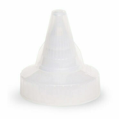 Vollrath 2814-13 Clear Closeable Standard Mouth Fits 8-32 Oz. Squeeze Bottle Dispenser Spout Cap (12 Each Per Case)