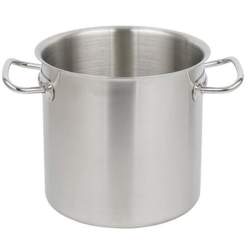 Vollrath 47720 6 1/2 Quart Stainless Steel Body with 1/4" Aluminum Combination Satin/Mirror Finish Solid Loop Welded Handle Intrigue Stock Pot