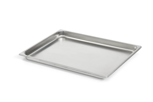 Vollrath V210401 25.63" x 20 7/8" x 1 1/2" Deep 22 Gauge Stainless Steel 2/1 GN Food Pan