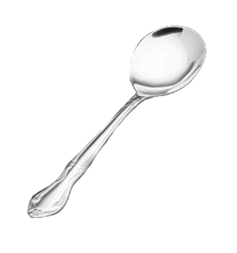Vollrath 48153 6" Stainless Round Bowl Bouillon Spoon Matte Finish THORNHILL Heavyweight Imported Flatware