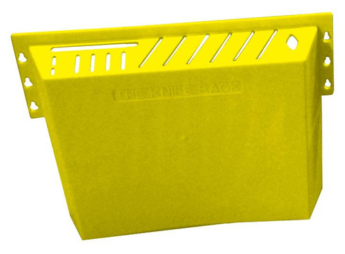 Omcan USA 11544 Yellow Plastic Knife Rack