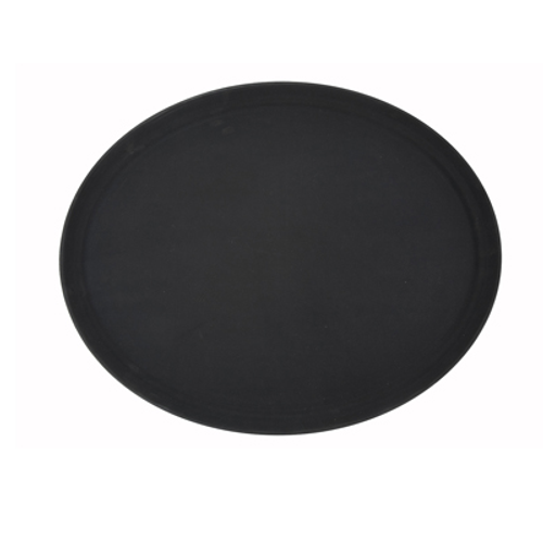 Winco TRH-2722K
 Plastic
 Black
 Oval
 Easy-Hold Tray