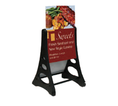 AARCO RAF-6 24" W x 24" D x 42" H Poster Holder Roll A-Frame Sidewalk Sign