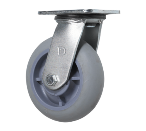 AARCO 4-S 6" Replacement Solid Wheels for Bellman's Luggage Cart