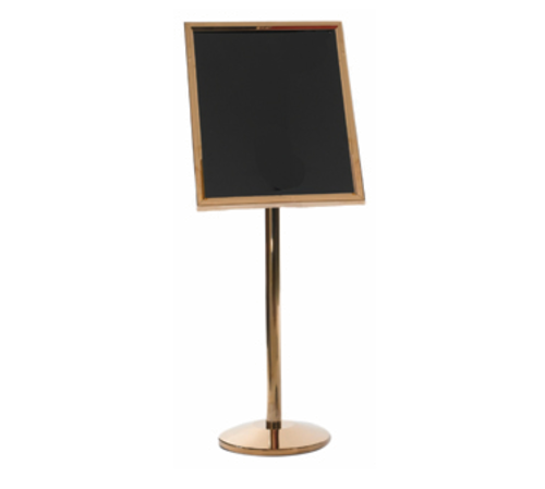 AARCO P-7B 53" H Brass Broadcaster Display Stand