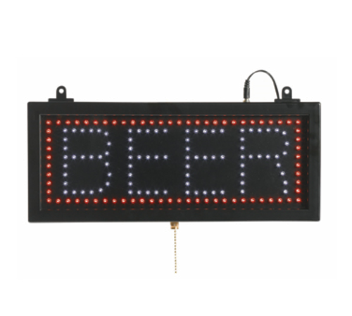 AARCO BEE06S 16.13"W x 6.75"H "BEER" (3) Display Modes LED Sign