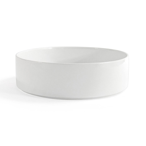 FOH BBO037WHP20 160 Oz. Round Porcelain Raised Rim Soho Bowl (2 Each Per Case)