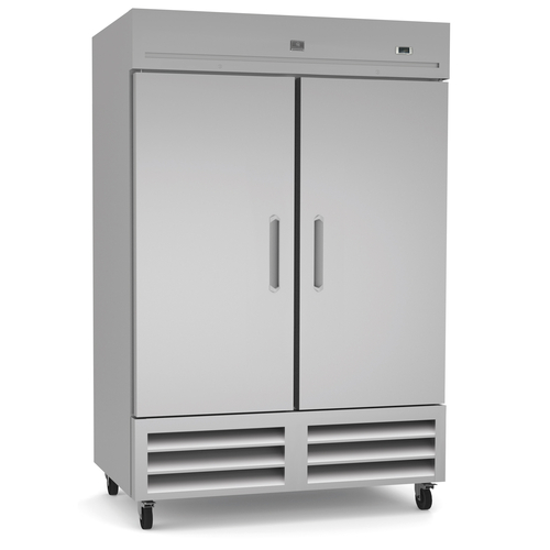 Kelvinator KCHRI54R2DRE 49 Cubic Feet Capacity (2) Stainless Steel Doors with Locks Two-Section Reach-in Refrigerator - 115 Volts 500 Watts