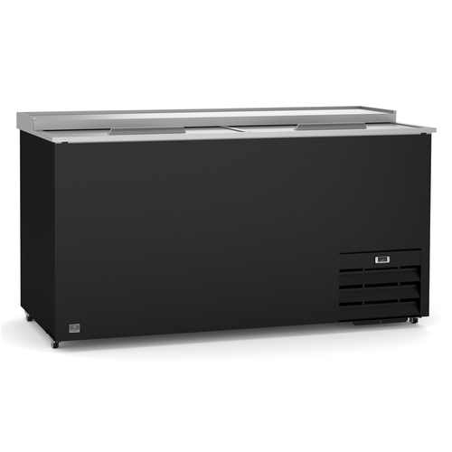 Kelvinator KCHBC65 65" W 18 Cu. Ft. Black Painted Steel Bottle Cooler - 115 Volts 0.17 HP