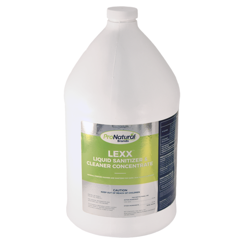 Vollrath 265003 Low PH Biodegradable LEXX Liquid Sanitizer & Cleaner Concentrate