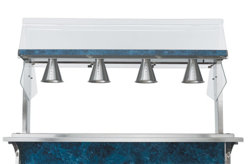Vollrath 36432 Heat Strips with Lights Incandescent/Infrared Lights 60" for 4-Series Signature Server