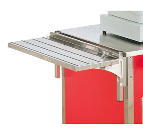 Vollrath 3752450-2-O 74"W x 12"D Fold-Down/Lift-Off Brackets for Operator Side 4-Series Signature Server V-Rib Tray Slide