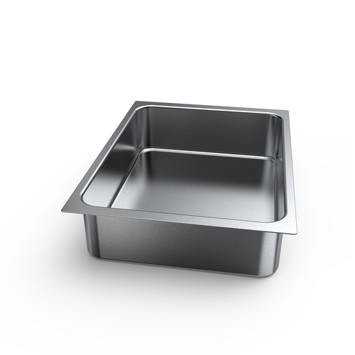 NBR Equipment PAN-2020 5" Deep Stainless Steel Drawer Pan
