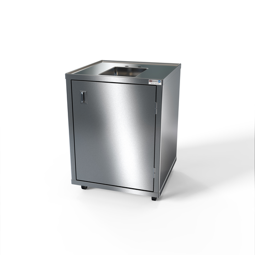 NBR Equipment MHS-26 Stainless Steel Mobile Hand Sink