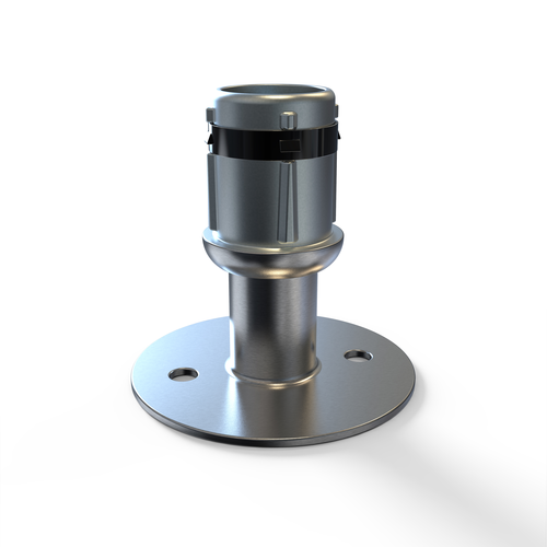 NBR Equipment FT-RSFH 2000 Lbs. Stainless Steel Adjustable Flange Floot